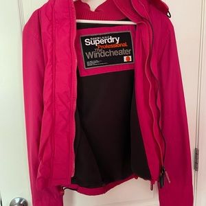 Magenta windcheater from Superdry